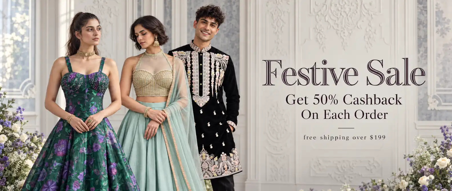Festive Sale â€“ Get 50% Cashback on Every Order