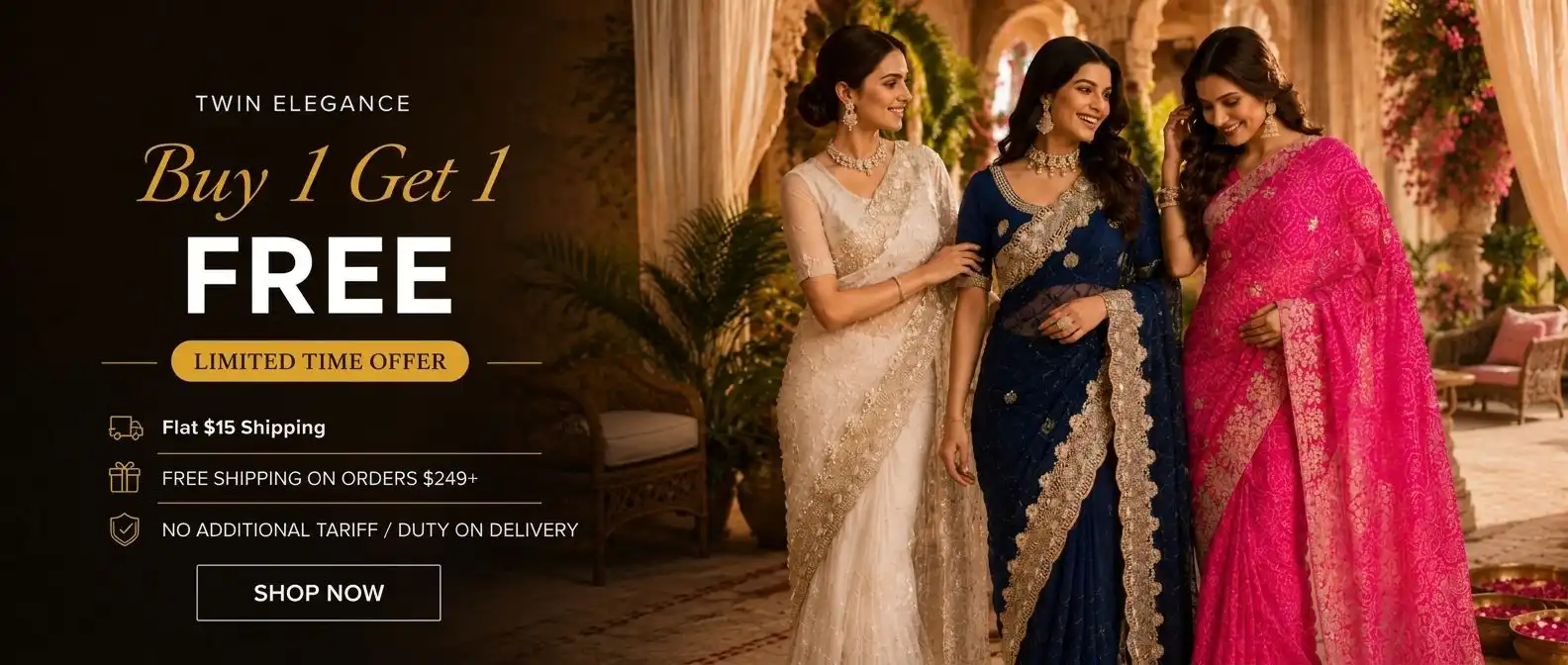 Buy 1 Get 1 Free on Sarees