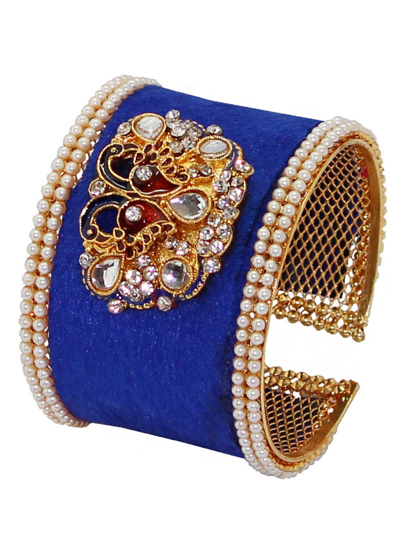 Blue Alloy Austrian Diamonds Bangle 65975