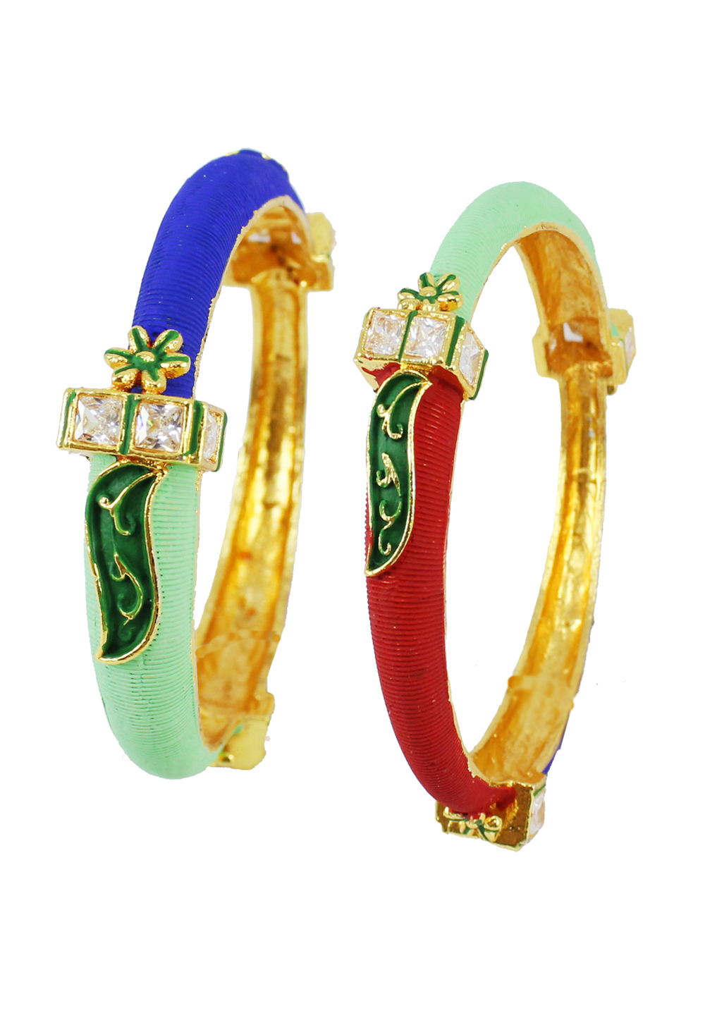 Green Alloy Bangle 177843