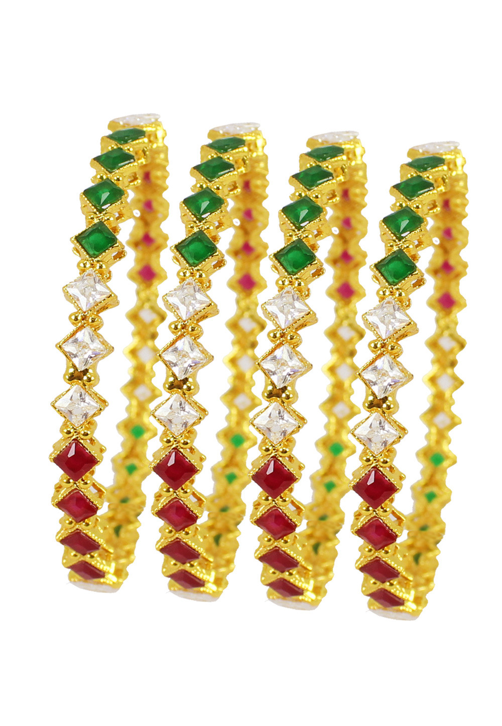 Green Alloy Bangle 177854