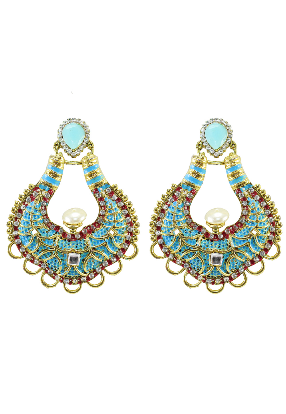 Aqua Alloy Earrings 177878