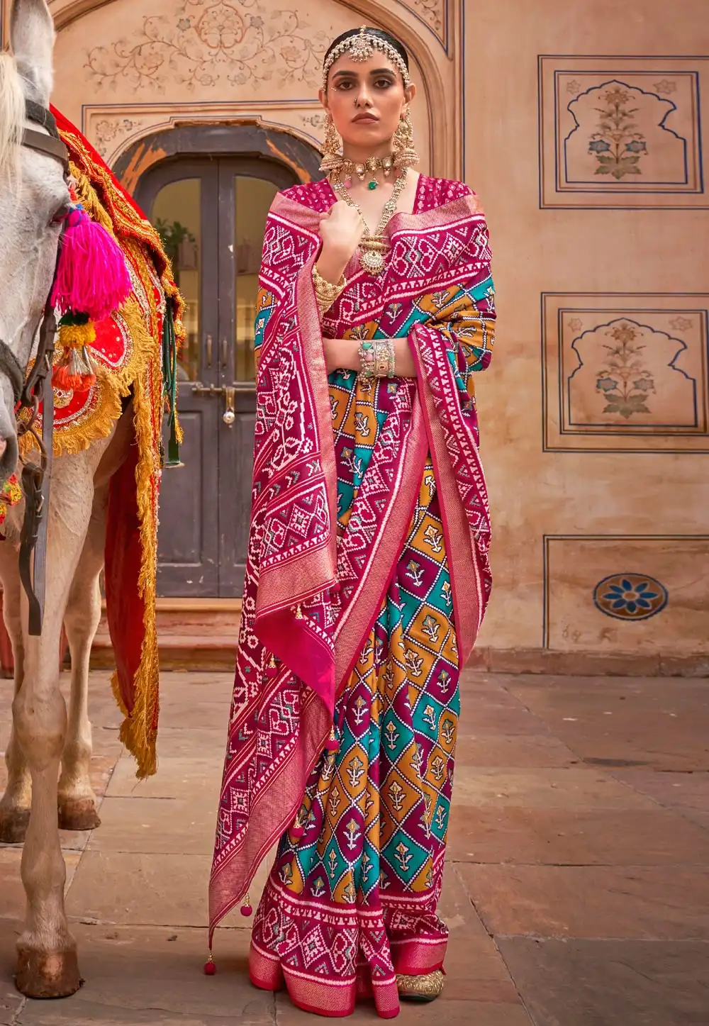 Purple Silk Saree With Blouse 272321