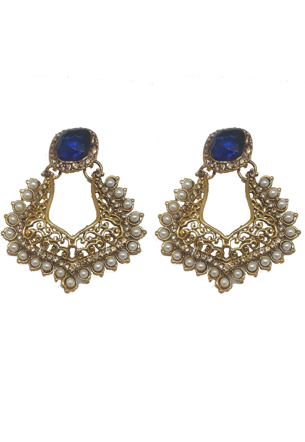 Blue Brass Earrings 202024