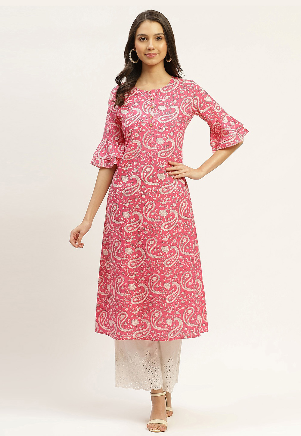 Pink Cotton Tunic 221841