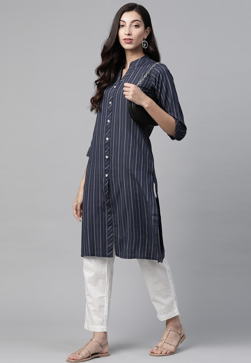 Blue Cotton Tunic 223582