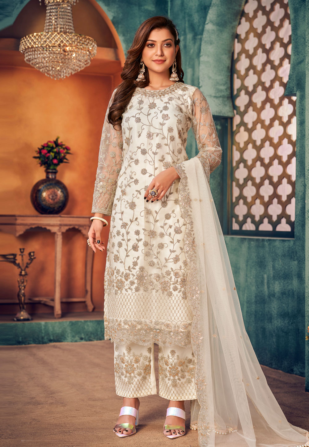 Off White Net Pant Style Suit 241900