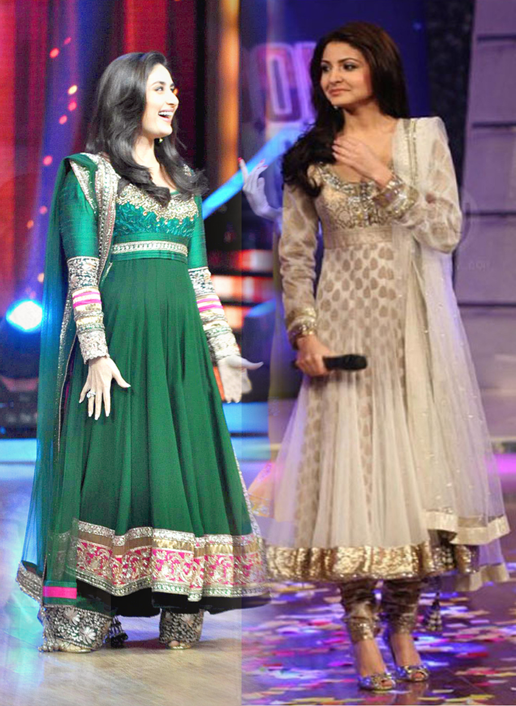 Exclusive Kareen Kapoor & Anushka Sharma Anarkali Combo