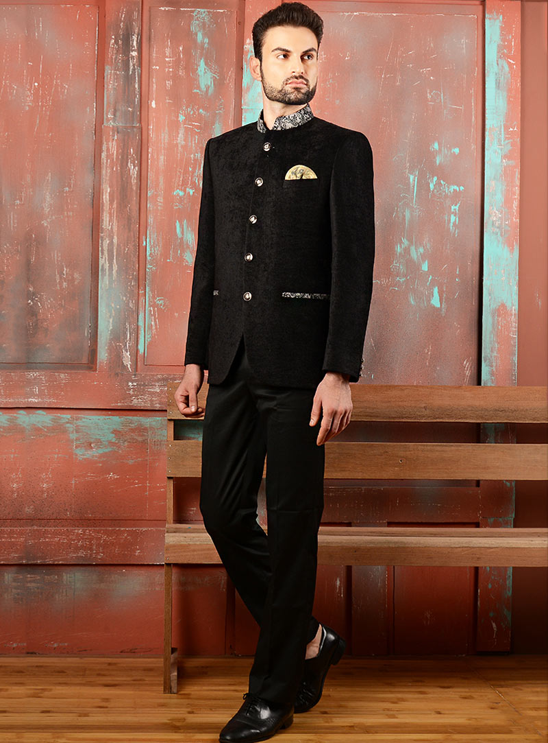 Black Velvet Readymade Blazer 80570