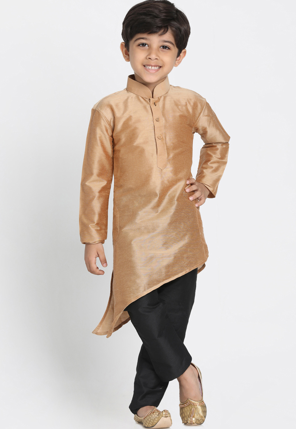 Golden Silk Kids Readymade Kurta Pajama 190743
