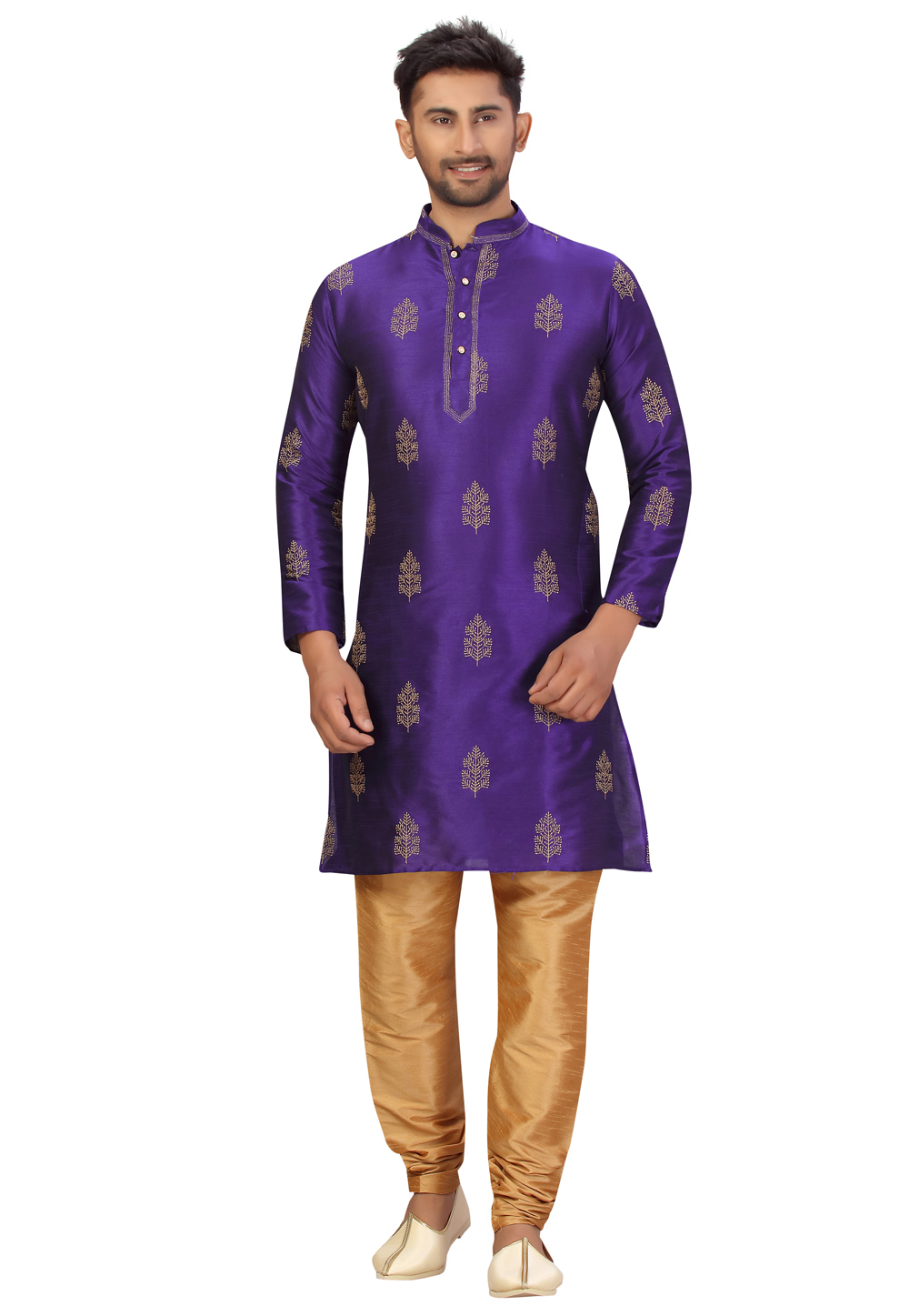 Violet Art Silk Kurta Pajama 231069