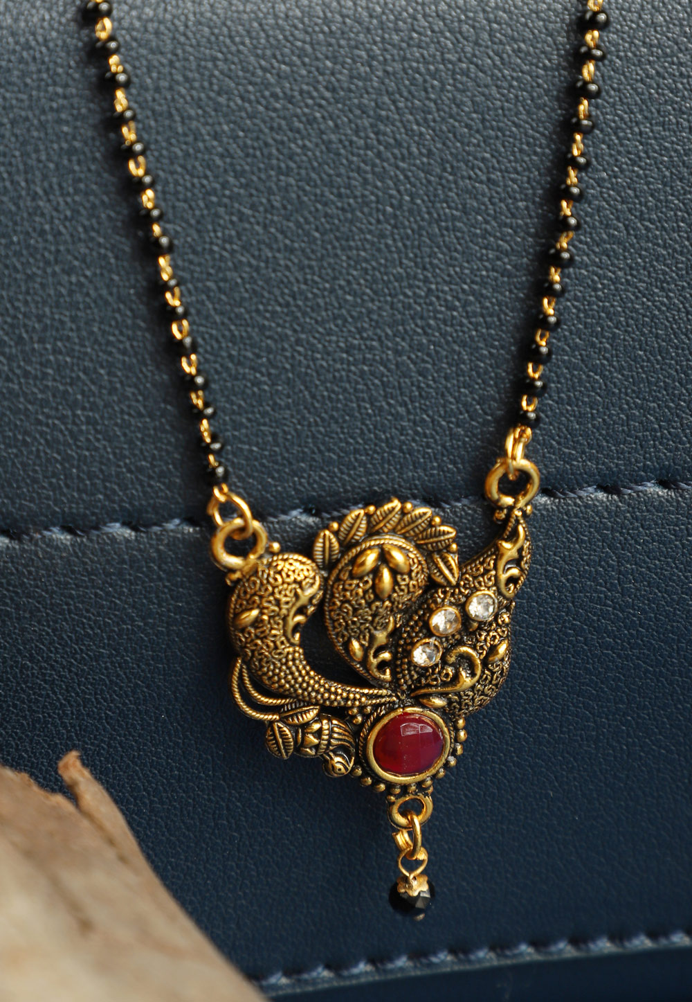 Red Alloy Mangalsutra 227435
