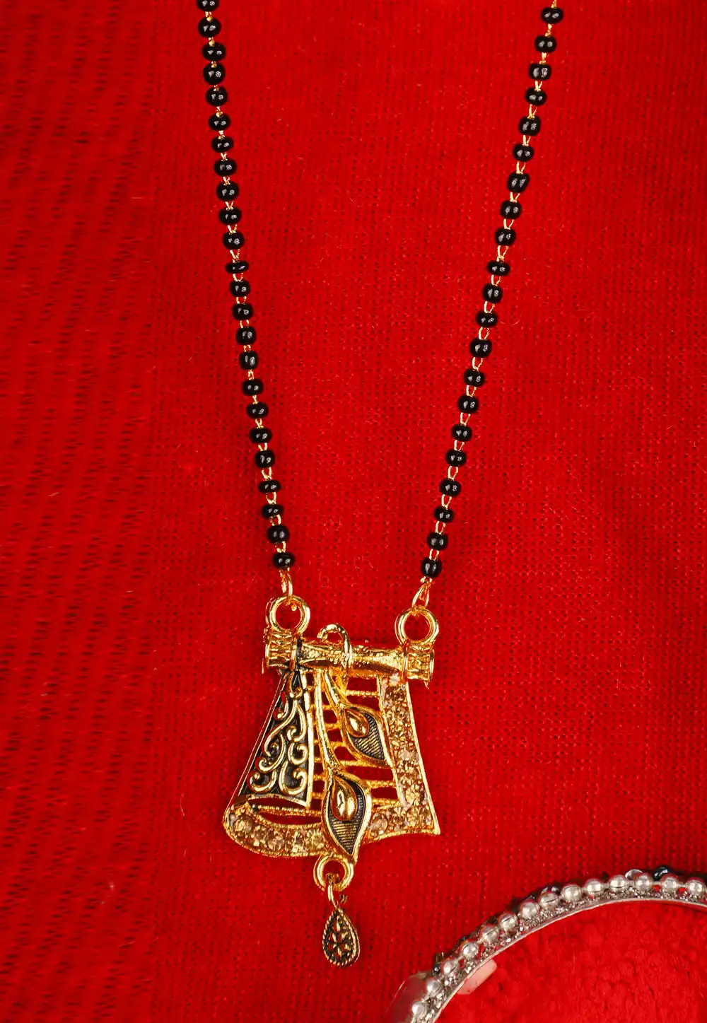 Black Alloy Mangalsutra 227438