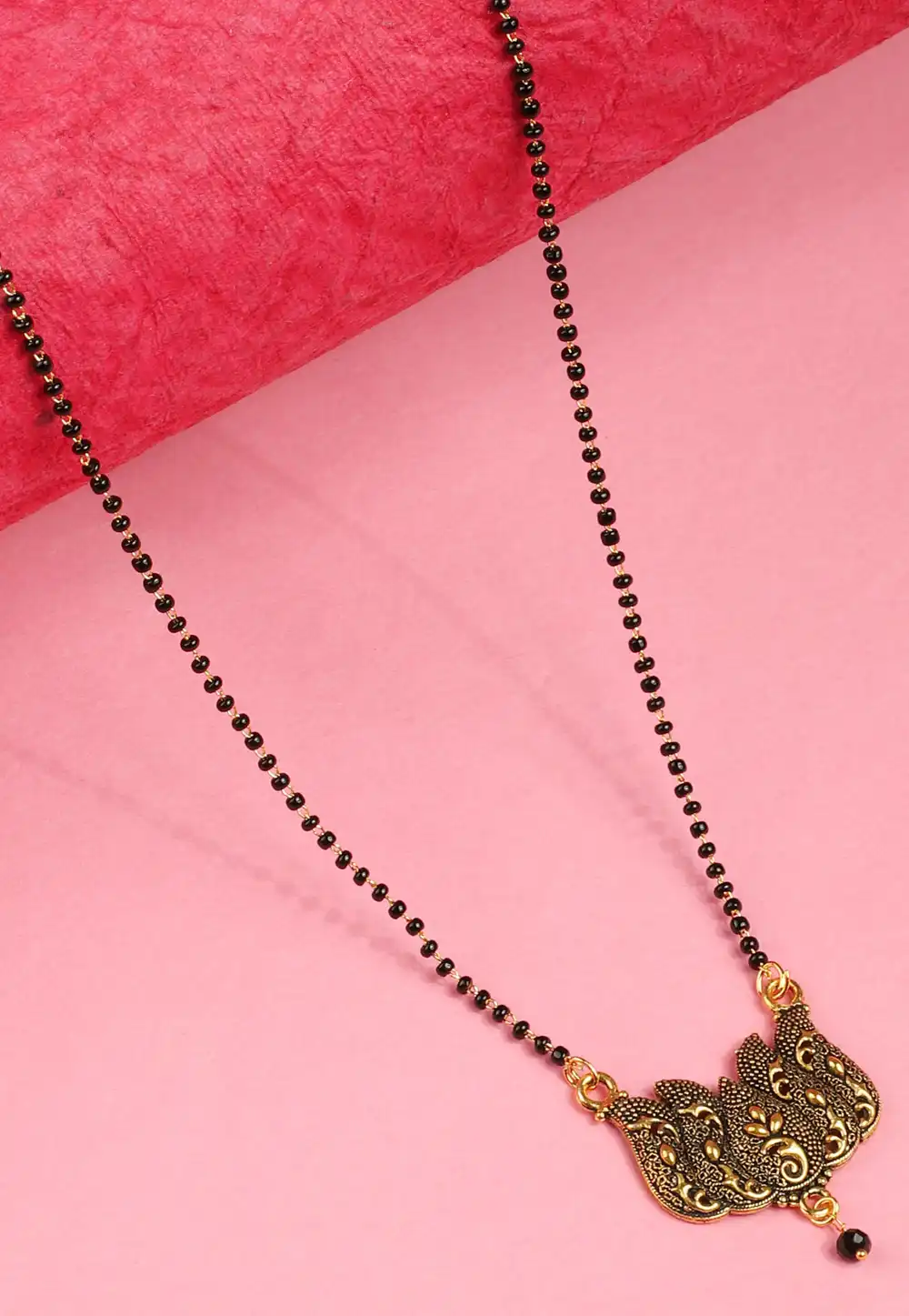 Black Alloy Mangalsutra 227440