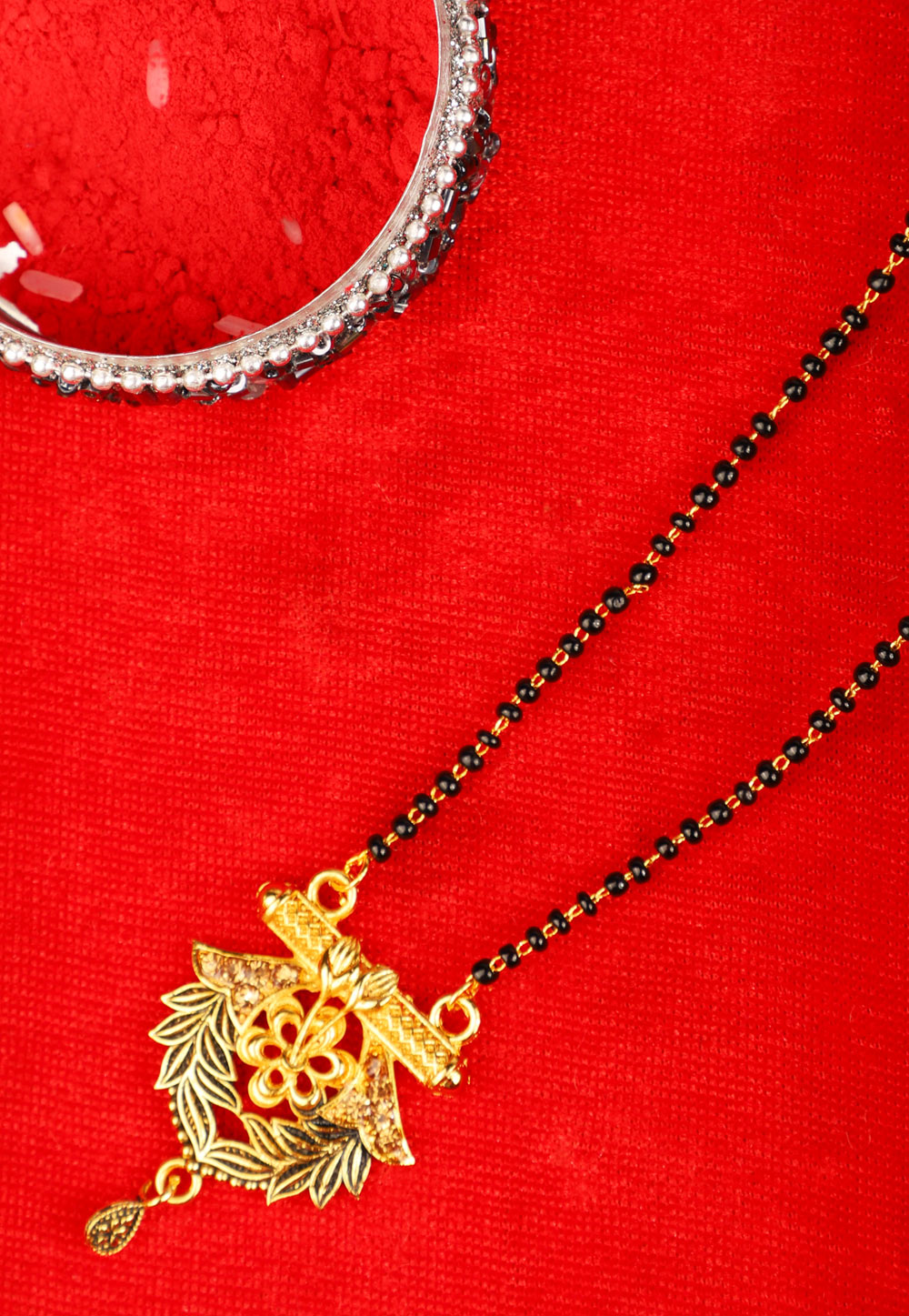 Golden Alloy Mangalsutra 227444