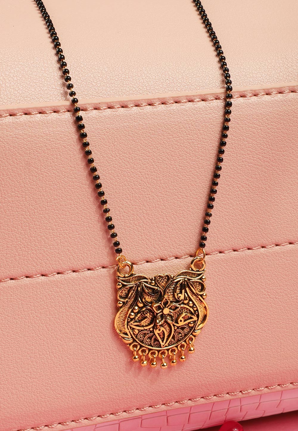 Black Alloy Mangalsutra 227445