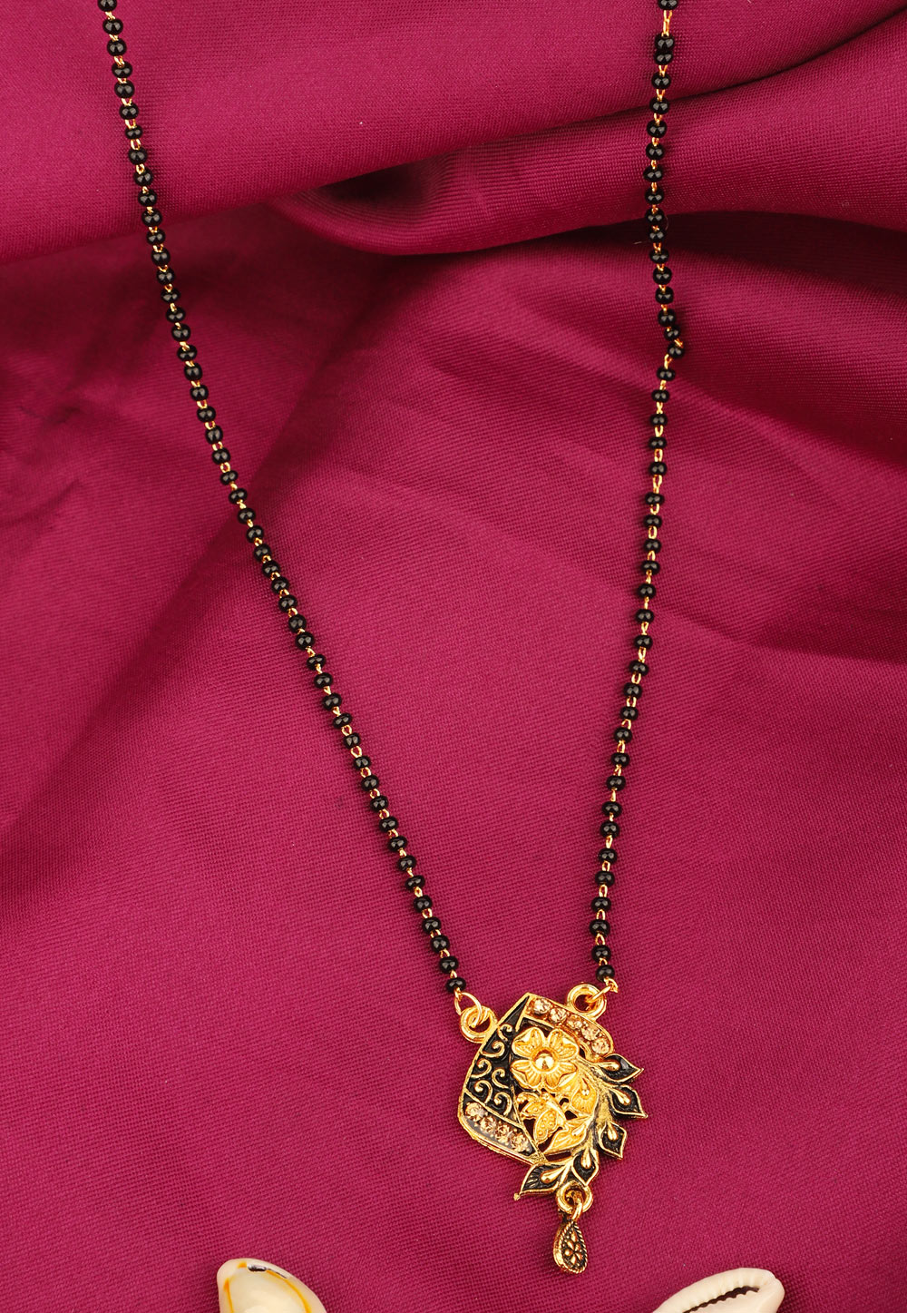 Black Alloy Mangalsutra 227446