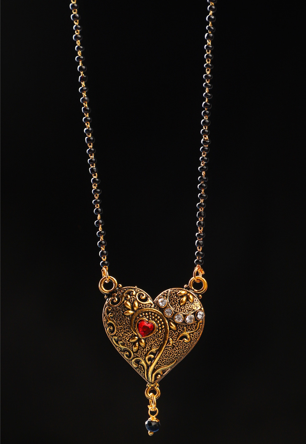Red Alloy Mangalsutra 227447