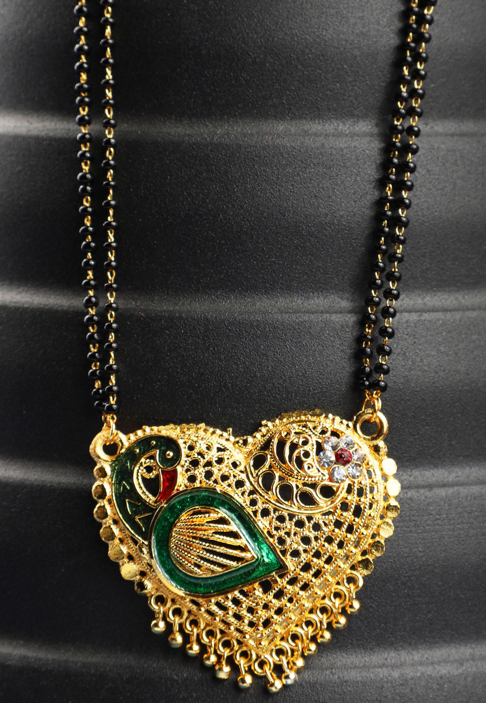Green Alloy Mangalsutra 227455