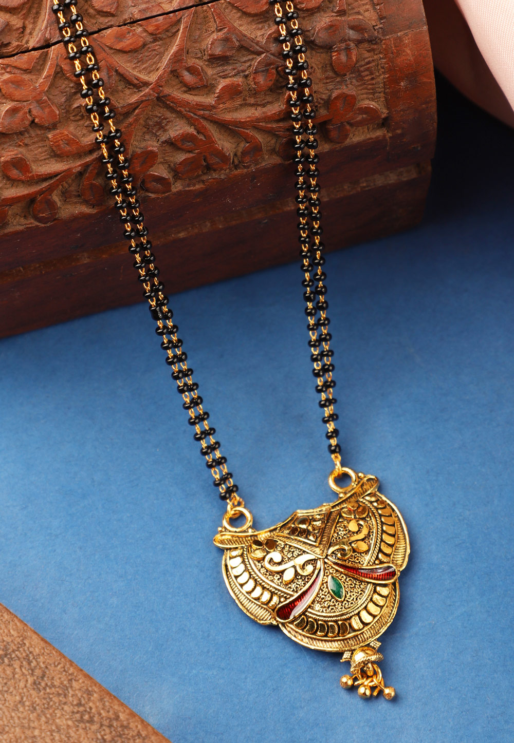 Black Alloy Mangalsutra 227458