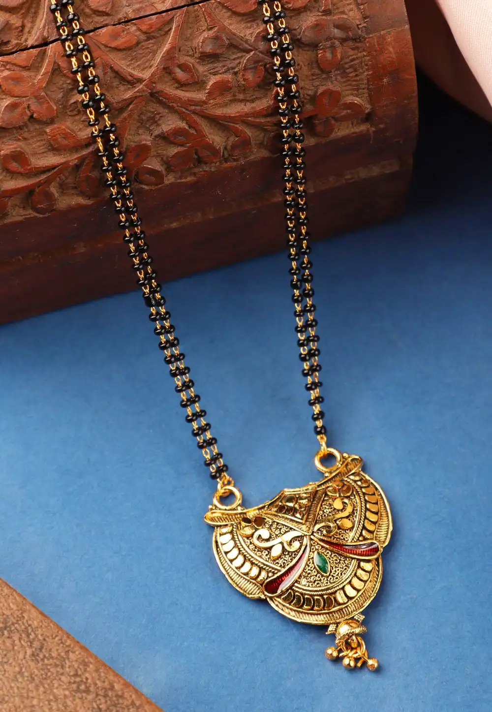 Black Alloy Mangalsutra 227458