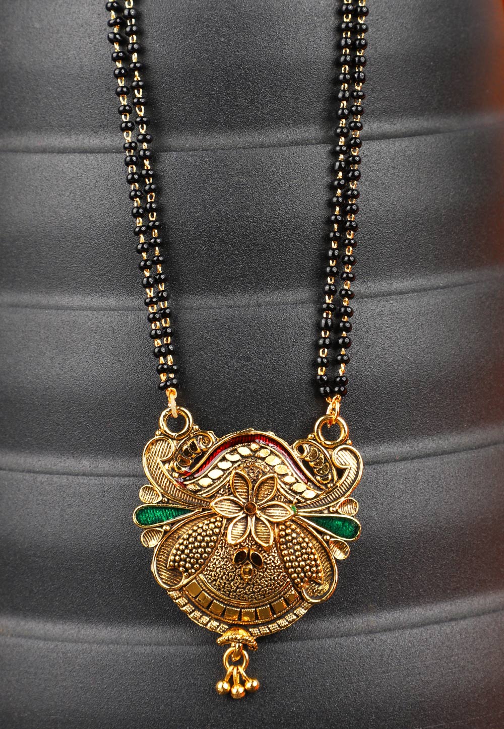 Green Alloy Mangalsutra 227460