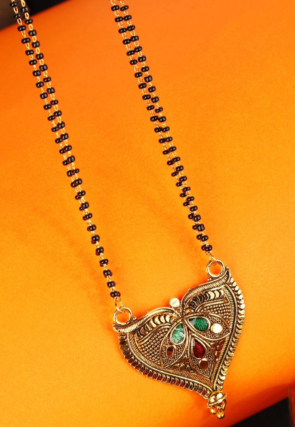 Green Alloy Mangalsutra 227462