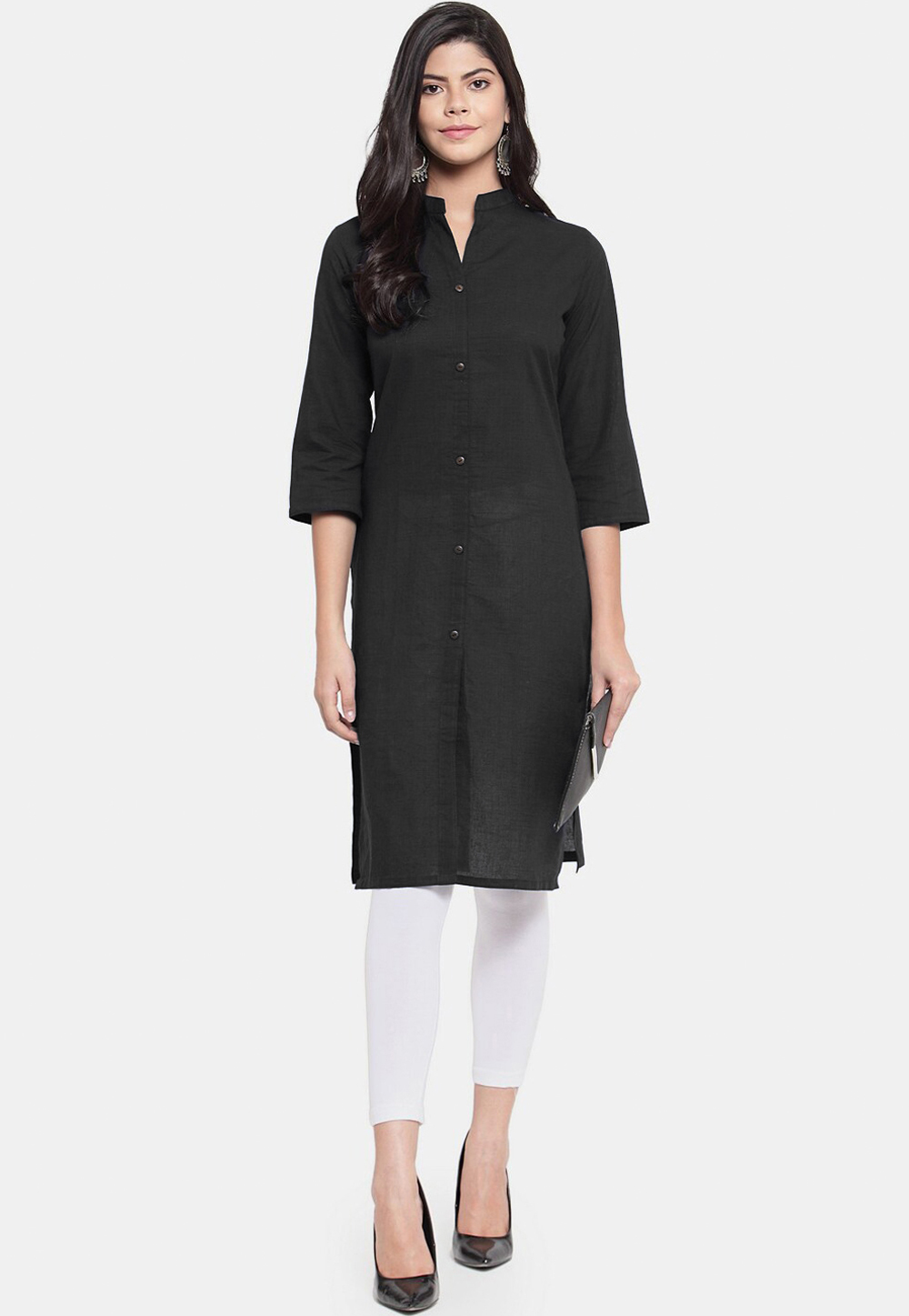 Black Rayon Tunic 266476