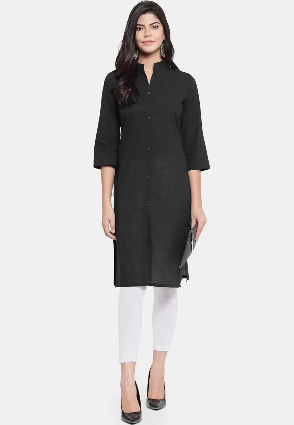 Black Rayon Tunic 266476