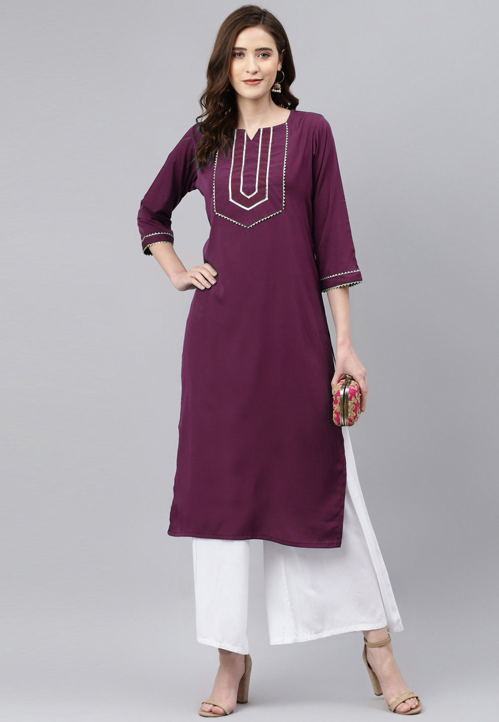 Purple Rayon Tunic 266486