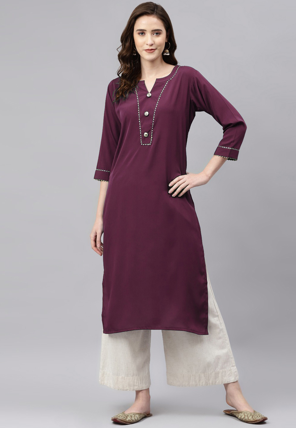 Purple Rayon Tunic 266488