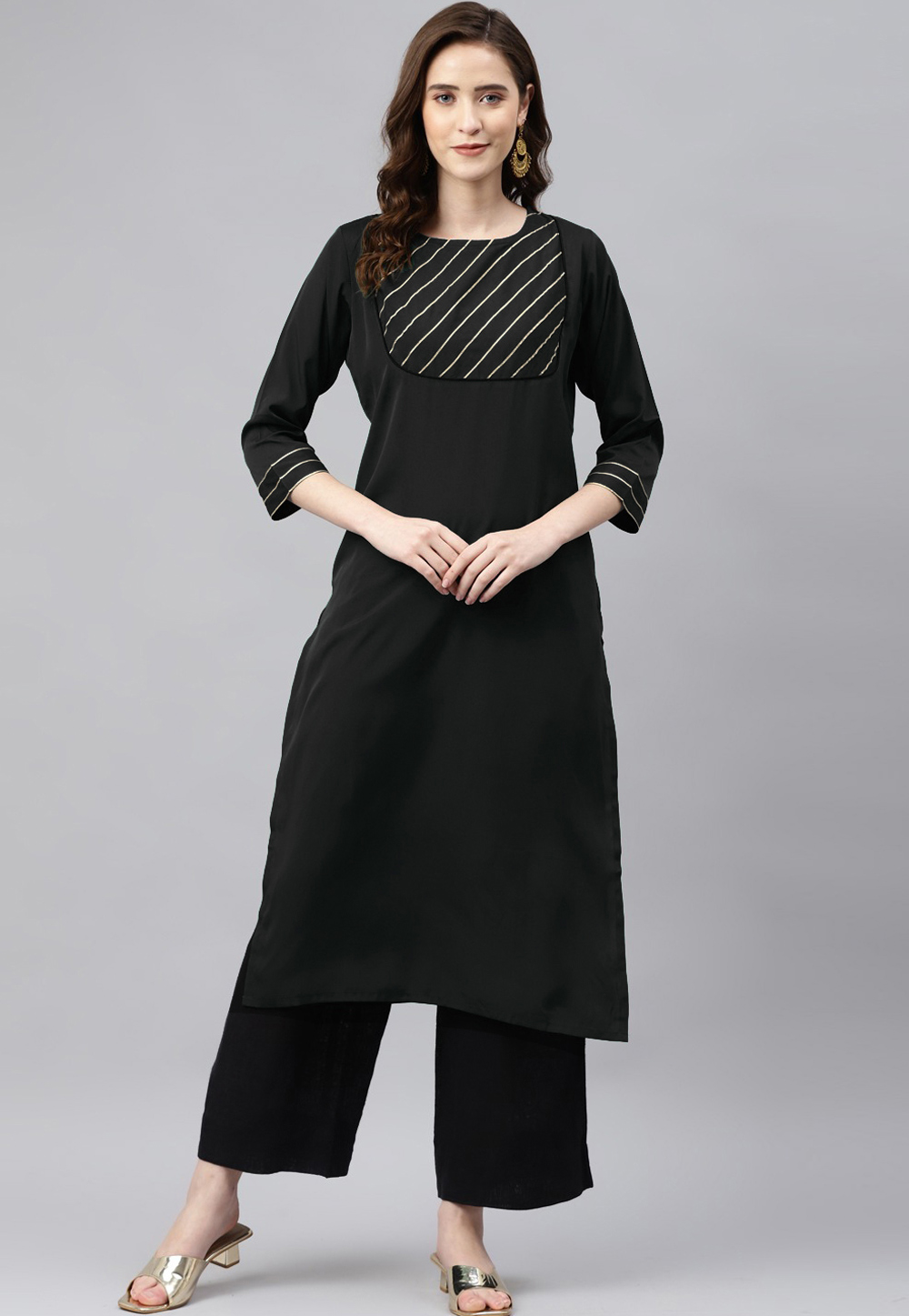 Black Rayon Tunic 266492