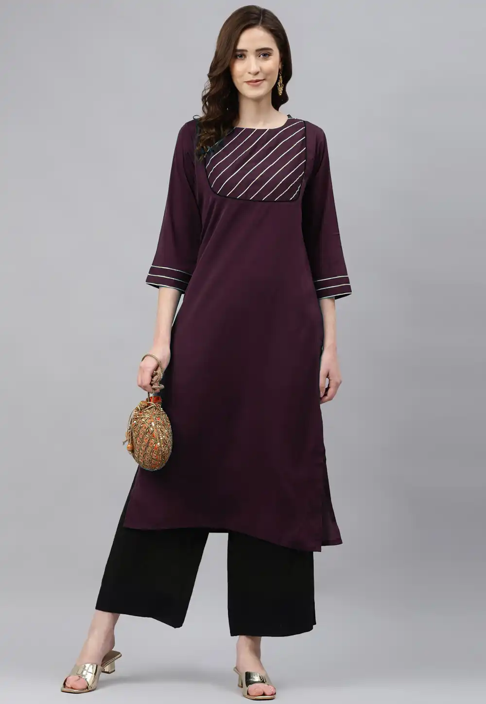 Purple Rayon Tunic 266494
