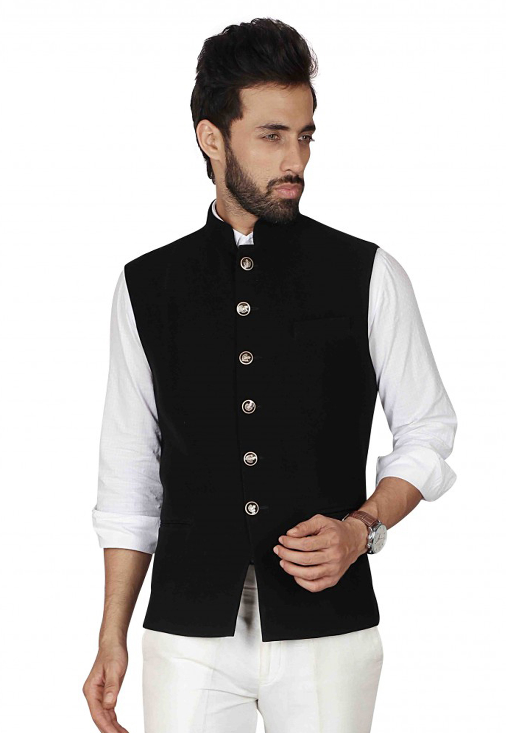 Black Viscose Jacket 235144