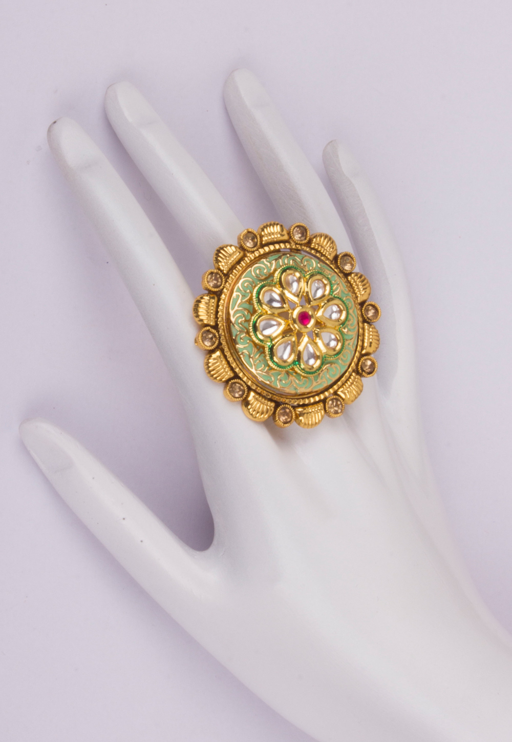 Green Copper Ring 216392
