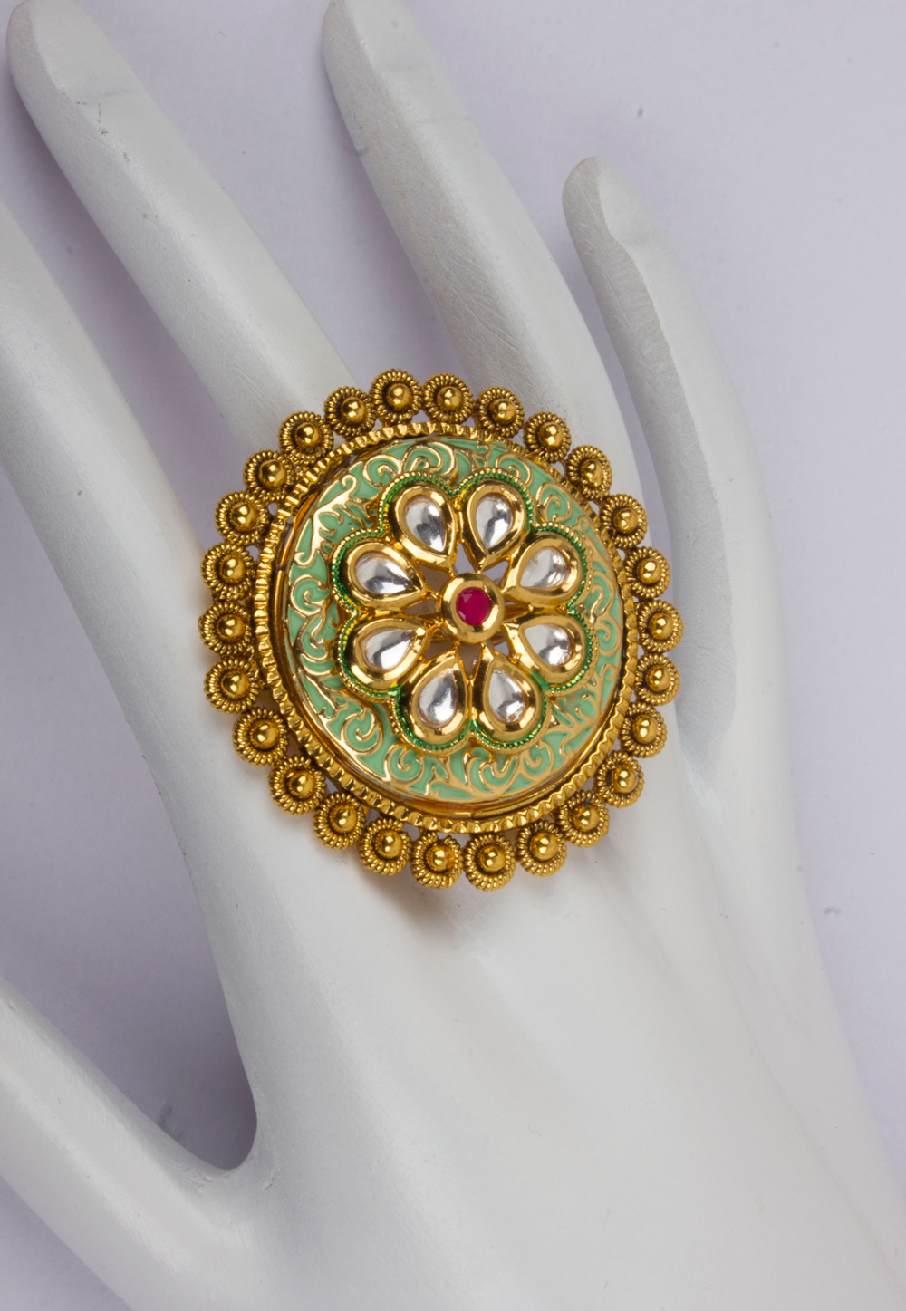Green Copper Ring 216393