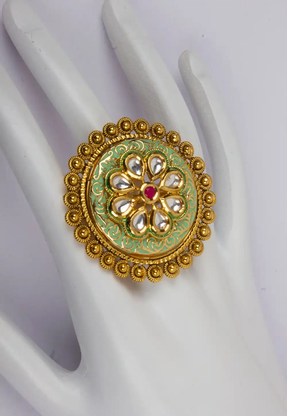 Green Copper Ring 216393