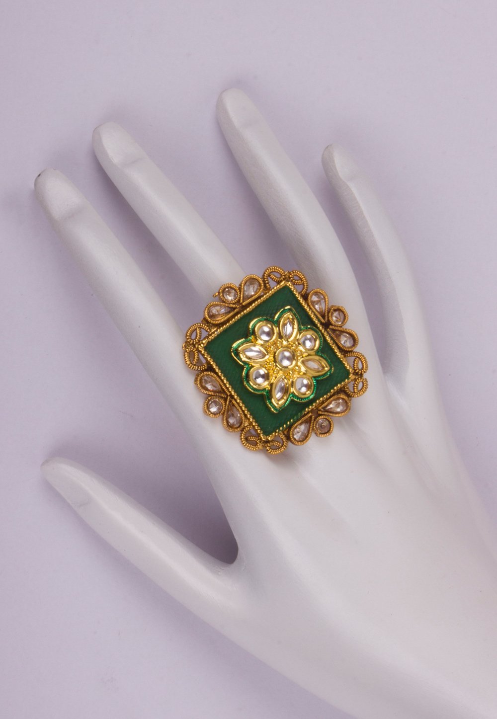 Green Copper Ring 216397