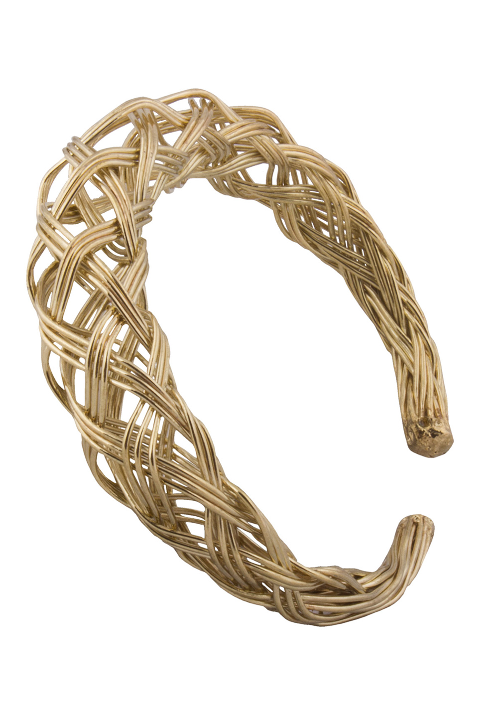 Golden Brass Kundan Kada 162083