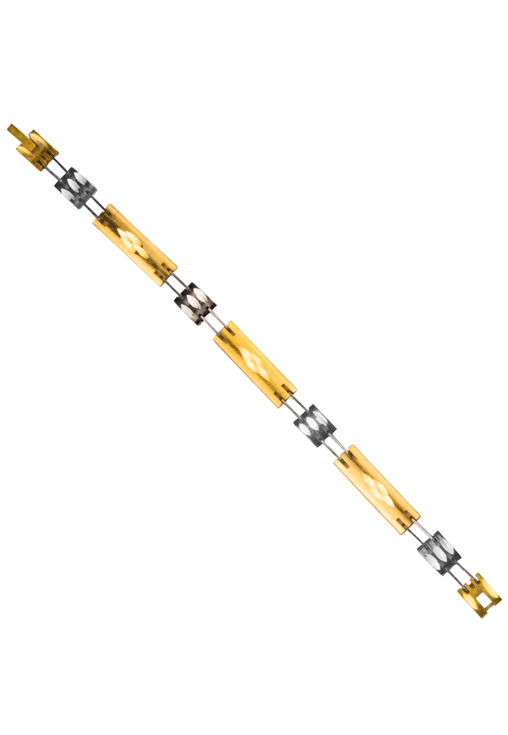 Golden Alloy Men Gold Plated Bracelet 175598
