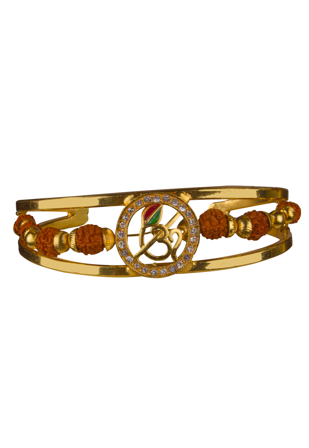 Golden Alloy Men Gold Plated Kada 175620