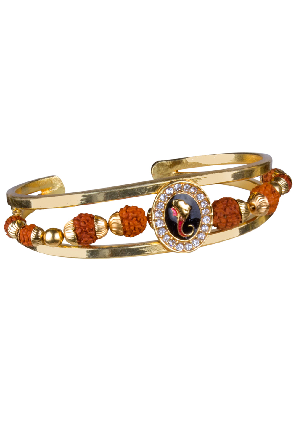 Golden Alloy Men Gold Plated Kada 175621