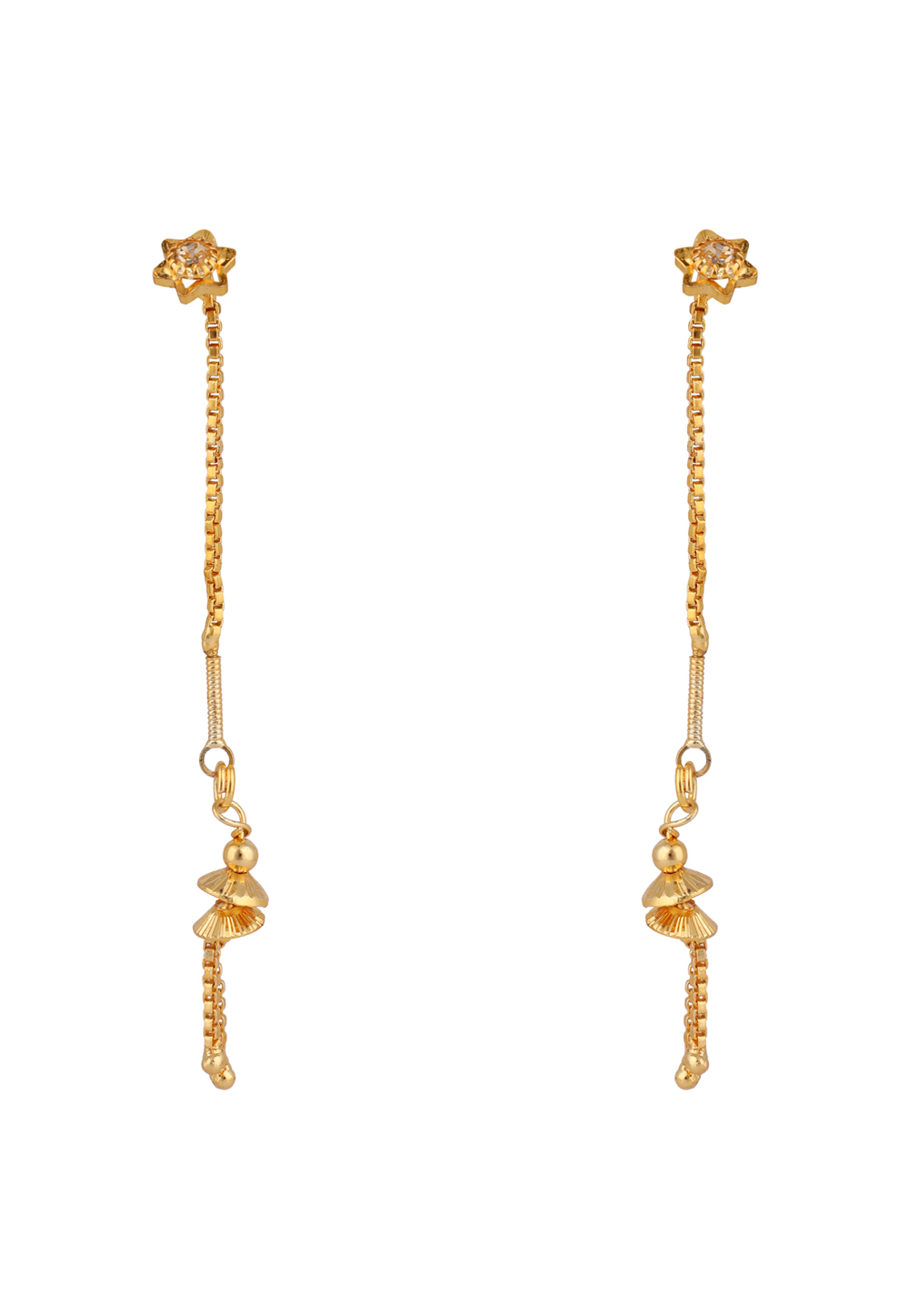 White Brass Earring 235135