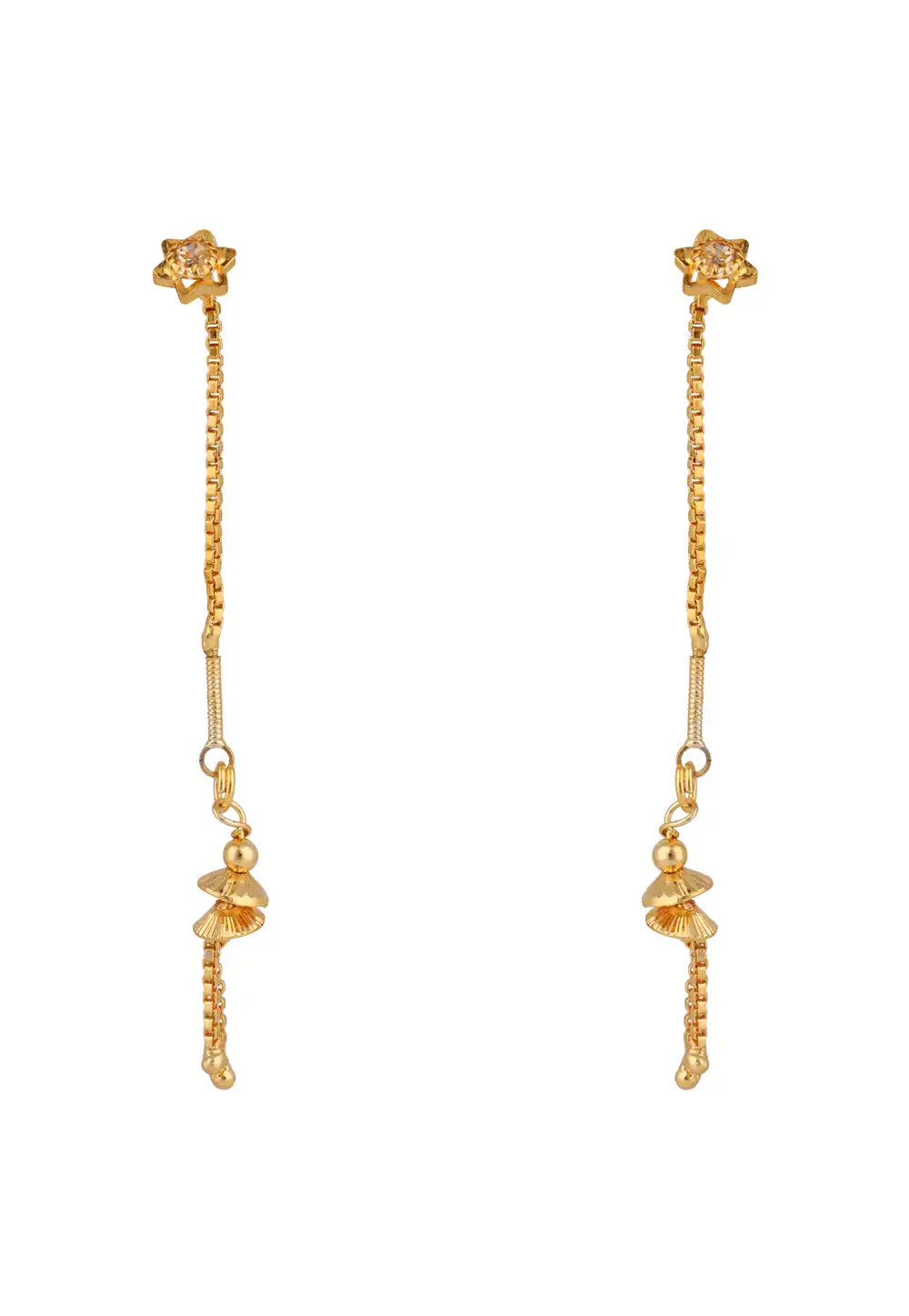 White Brass Earring 235135