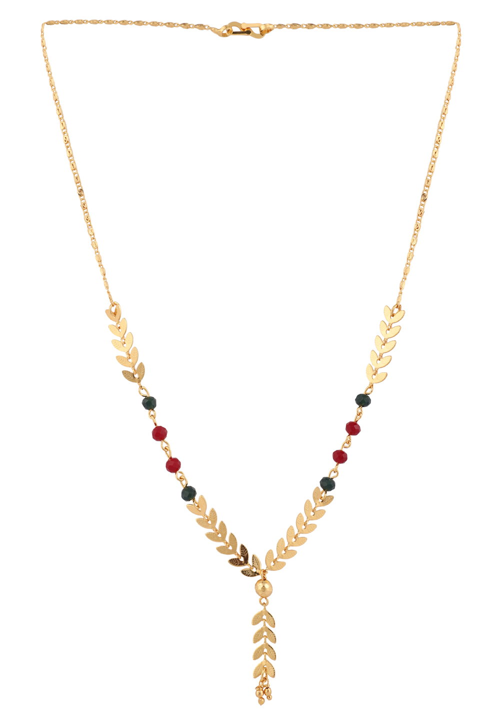 Red Alloy Necklace 224526