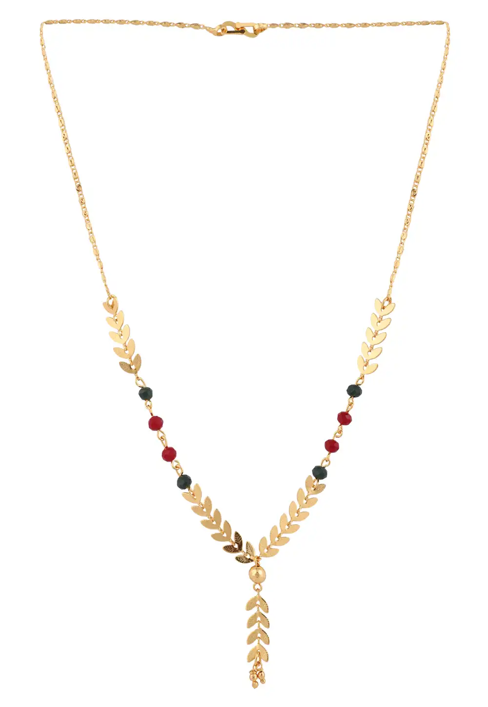 Red Alloy Necklace 224526