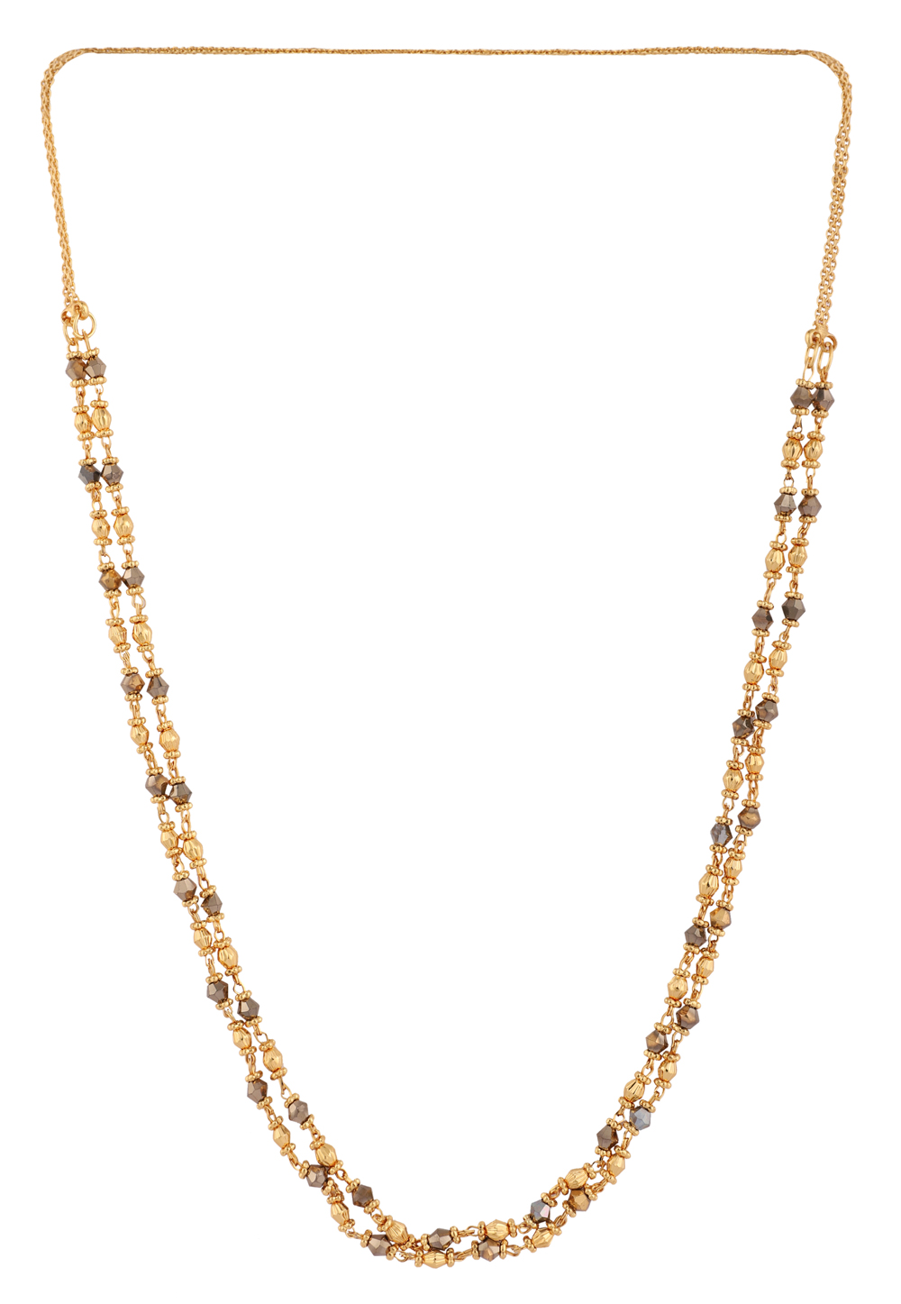 Grey Alloy Necklace 224533