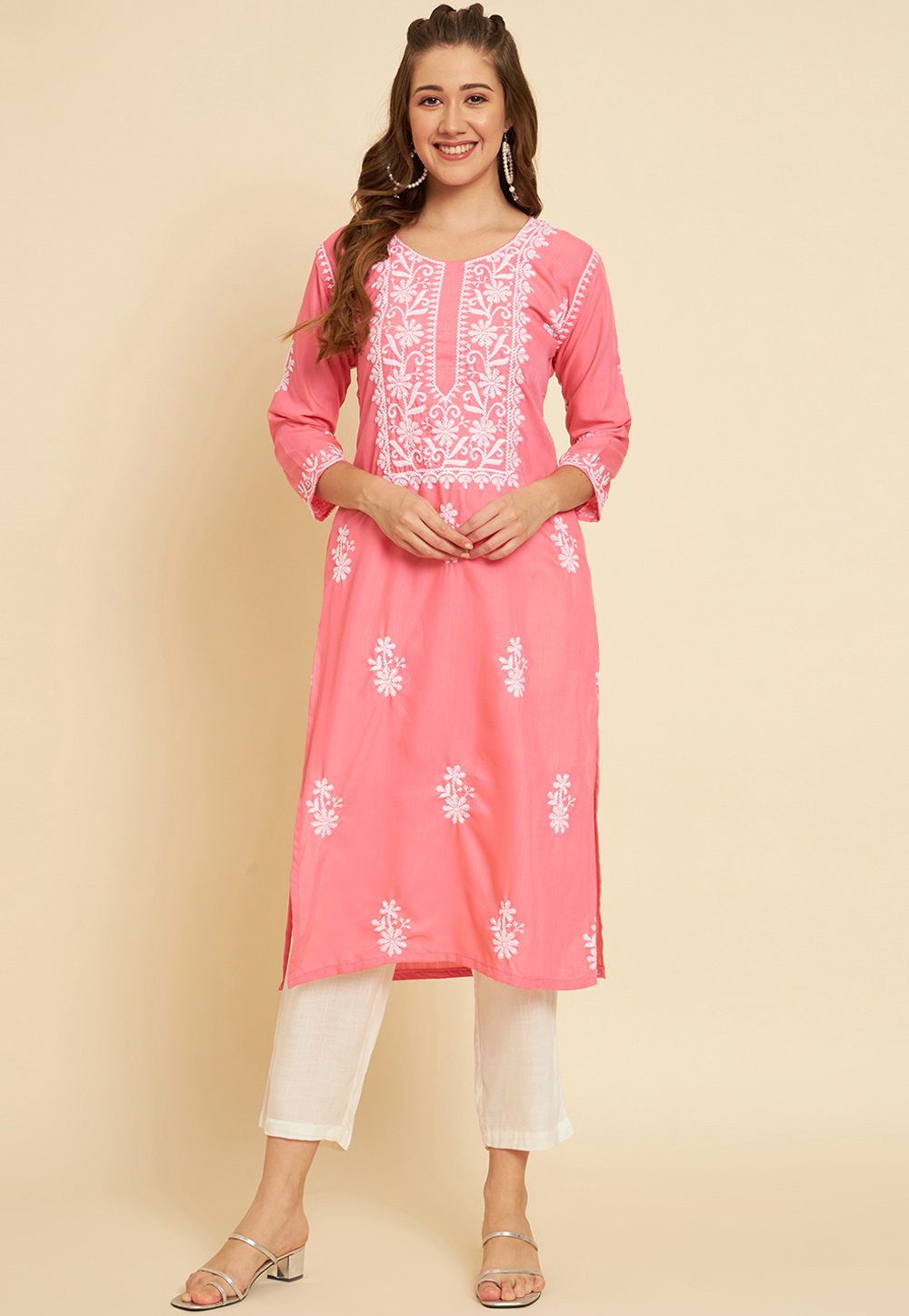 Pink Cotton Tunic 265768