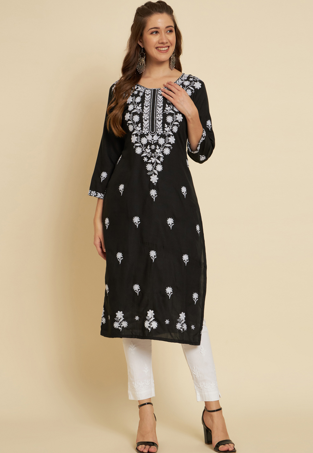 Black Cotton Tunic 265879