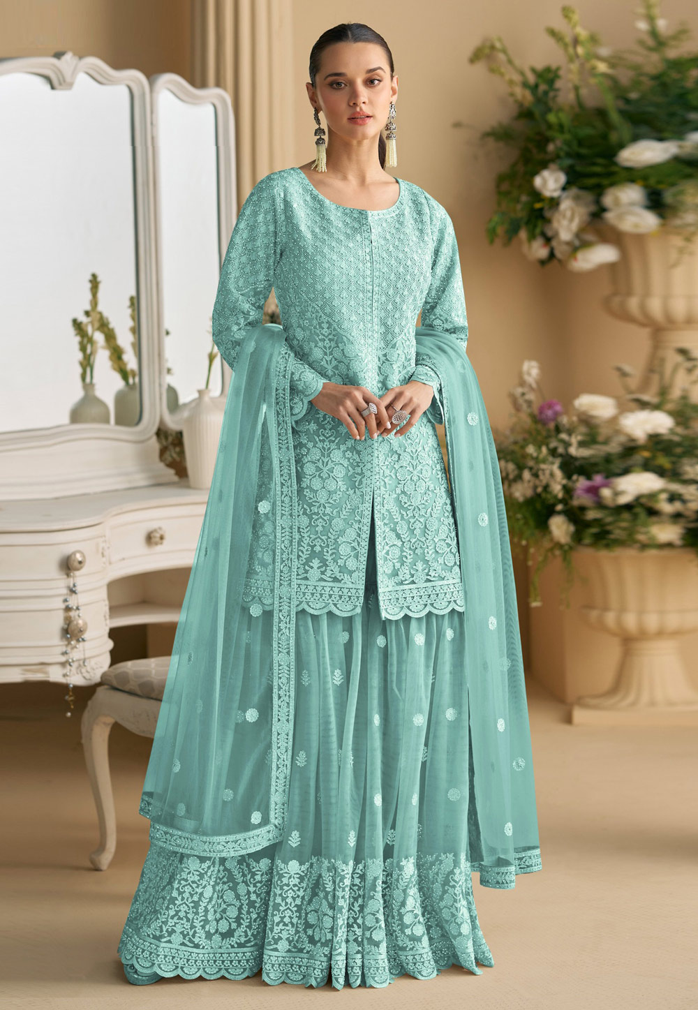 Buy Aqua Salwar Kameez Online at Best Price on Indian Cloth Store. Buy Aqua Salwar Kameez Online at Best Price on Indian Cloth Store.